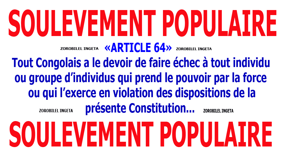SOULEVEMENT POPULAIRE_